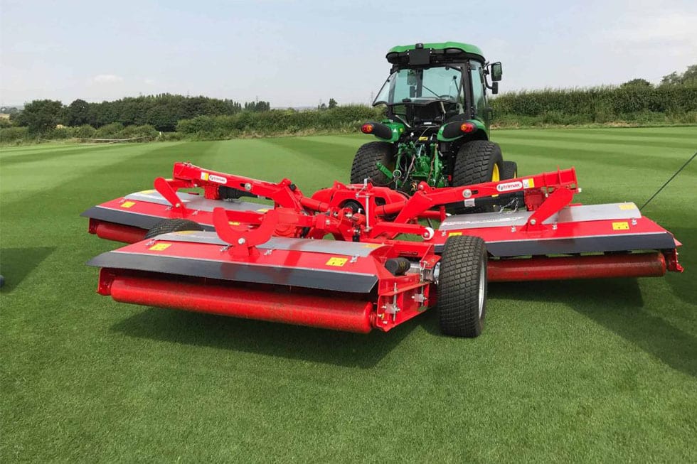 Trimax QuickLift Mower Feature on the Field